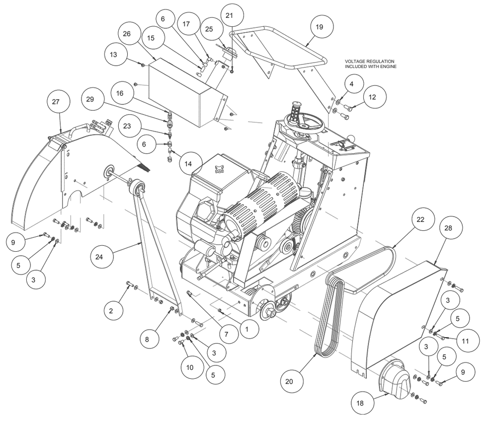 Section 01 Diagram and Parts List for MK-2422SSP 170956 MK Diamond Concrete Saw